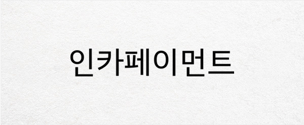 인카페이먼트 이미지